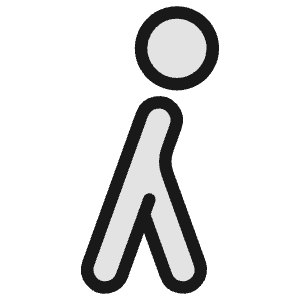 Walking 1 Icon from Ultimate Colors - Free Set