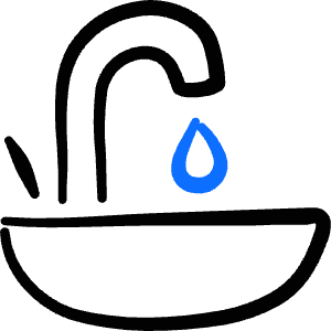 Water Fountain Sink Icon from Freehand Duotone - Free Set