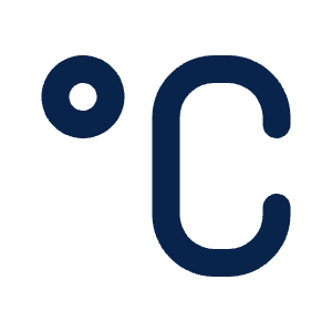 Celsius Line Icon from Mingcute Line Set