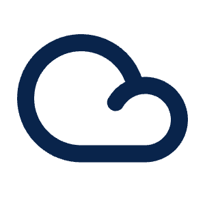 Cloud 2 Line Icon from Mingcute Line Set