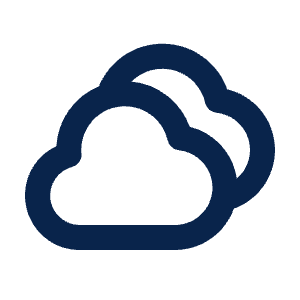 Clouds Line Icon from Mingcute Line Set