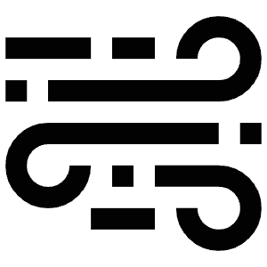 Crosswinds Icon from Atlas Line Set