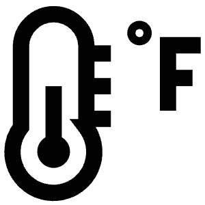 Fahrenheit Icon from Atlas Line Set