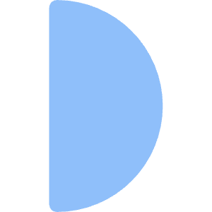 First Quarter Moon Icon from Core Flat Set