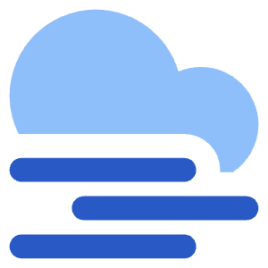 Fog Cloud Icon from Core Flat Set