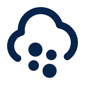 Hail Line Icon from Mingcute Line Set