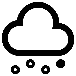 Hail Icon from Atlas Line Set