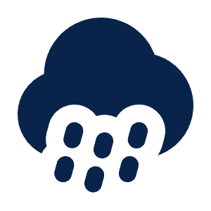 Heavy Rain Fill Icon from Mingcute Fill Set