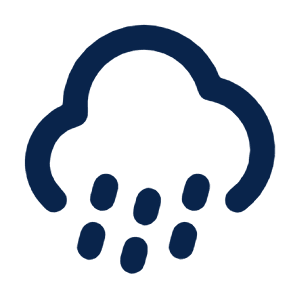 Heavy Rain Line Icon from Mingcute Line Set