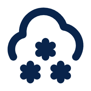 Heavy Snow Line Icon from Mingcute Line Set