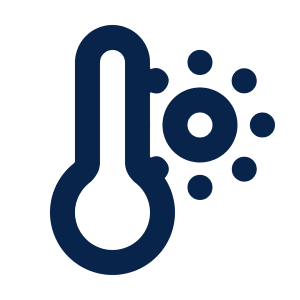 High Temperature Line Icon from Mingcute Line Set