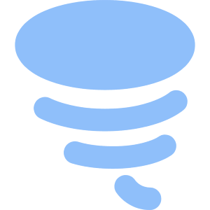 Hurricane Icon from Core Flat Set