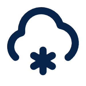 Light Snow Line Icon from Mingcute Line Set