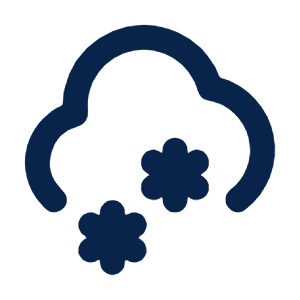 Moderate Snow Line Icon from Mingcute Line Set