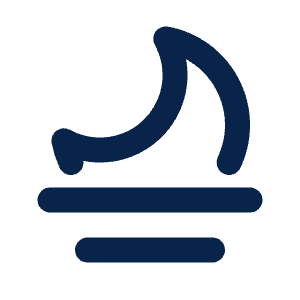 Moon Fog Line Icon from Mingcute Line Set