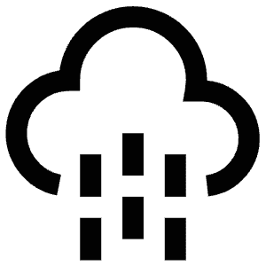 Rain Icon from Atlas Line Set