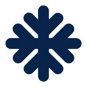 Snowflake Fill Icon from Mingcute Fill Set