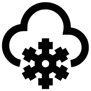 Snowing Icon from Atlas Line Set