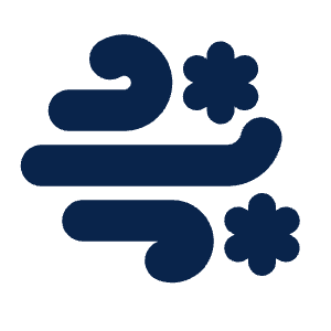 Snowstorm Fill Icon from Mingcute Fill Set