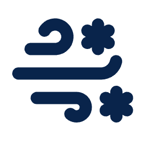 Snowstorm Line Icon from Mingcute Line Set