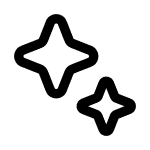 Stars Icon from Solar Linear Set
