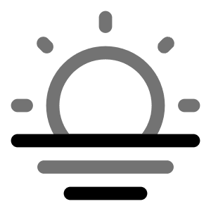 Sun Fog Icon from Solar Line Duotone Set