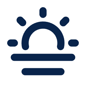 Sun Fog Line Icon from Mingcute Line Set