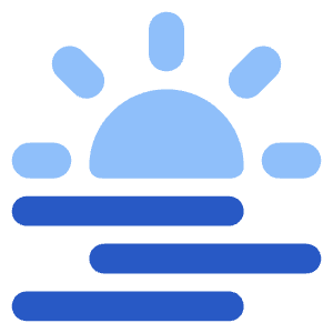 Sun Haze Icon from Core Flat Set