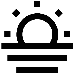 Sun Oversea Icon from Atlas Line Set