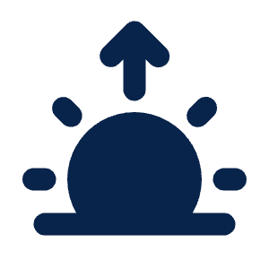 Sunrise Fill Icon from Mingcute Fill Set