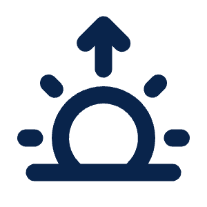 Sunrise Line Icon from Mingcute Line Set