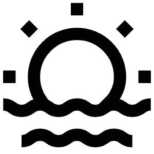 Sunrise Icon from Atlas Line Set
