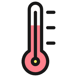Temperature Thermometer High Icon from Ultimate Colors - Free Set