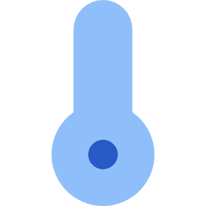 Thermometer Icon from Core Flat Set
