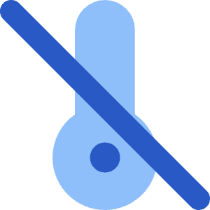Thermometer Disable Icon from Core Flat Set
