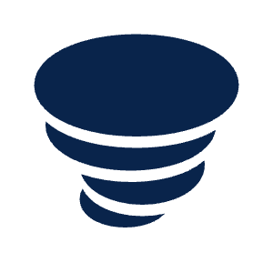 Tornado Fill Icon from Mingcute Fill Set