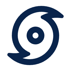 Typhoon Line Icon from Mingcute Line Set