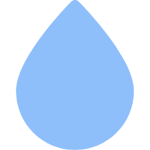 Water Drop Icon from Core Flat Set