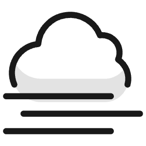 Weather Cloud Wind 3 Icon from Ultimate Colors - Free Set
