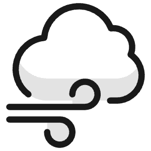 Weather Cloud Wind 4 Icon from Ultimate Colors - Free Set