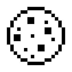 Weather Moon Icon from Pixel - Free Set