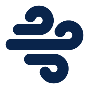 Wind Fill Icon from Mingcute Fill Set