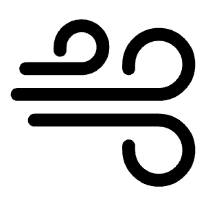 Wind Icon from Solar Linear Set