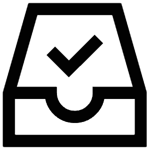 Check Papertray Icon from Atlas Line Set