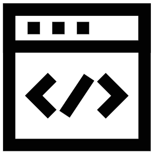 Coding Website Icon from Atlas Line Set