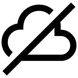 Dash Cloud Icon from Atlas Line Set