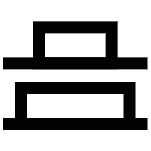 Down Orientation Icon from Atlas Line Set