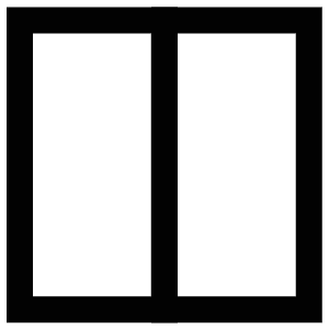 Layout Half Vertical Icon from Atlas Line Set