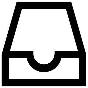 Papertray Icon from Atlas Line Set