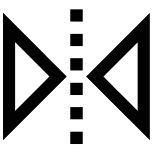Reflection Vertical Icon from Atlas Line Set
